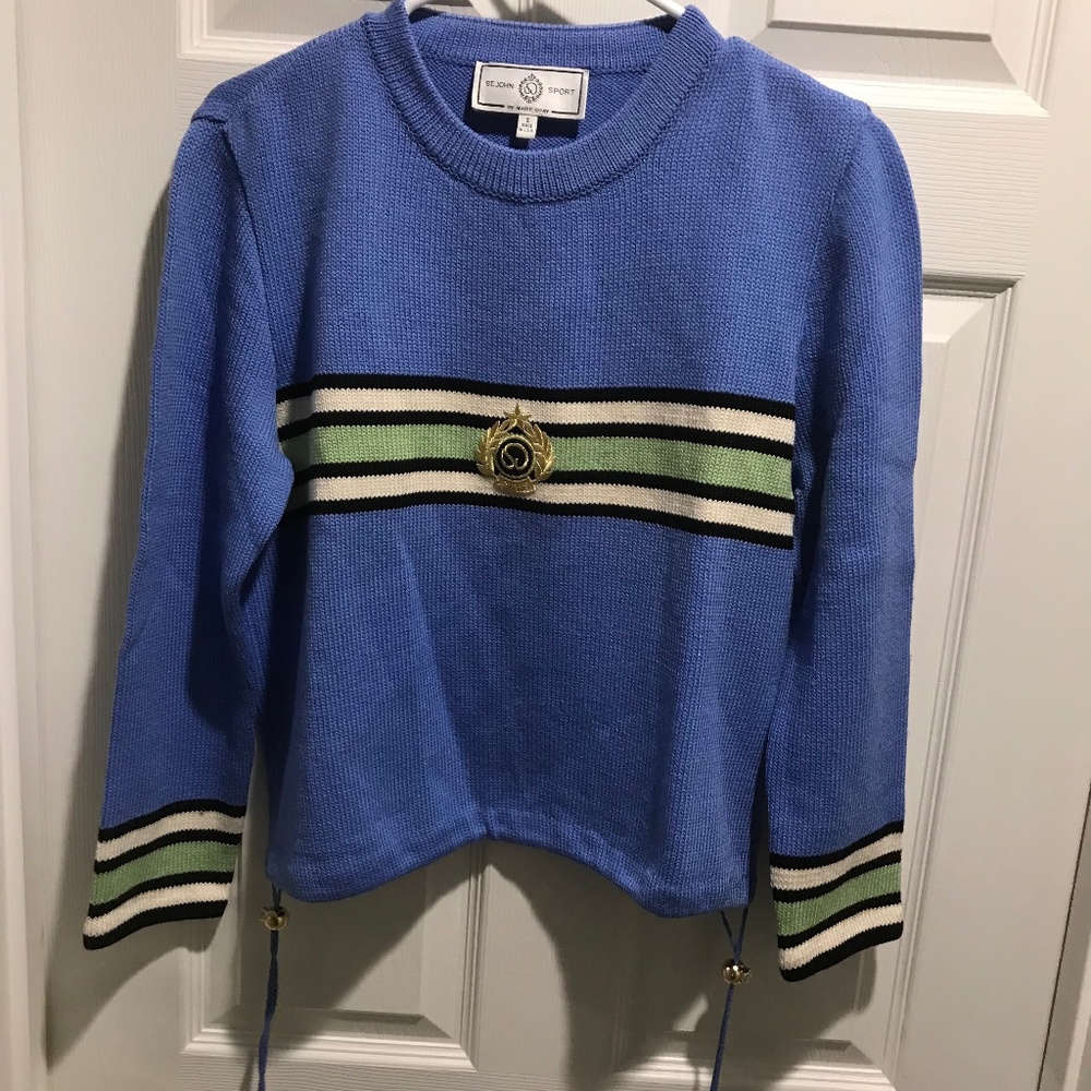 St.John Sport Long Sleeve Sweater Small